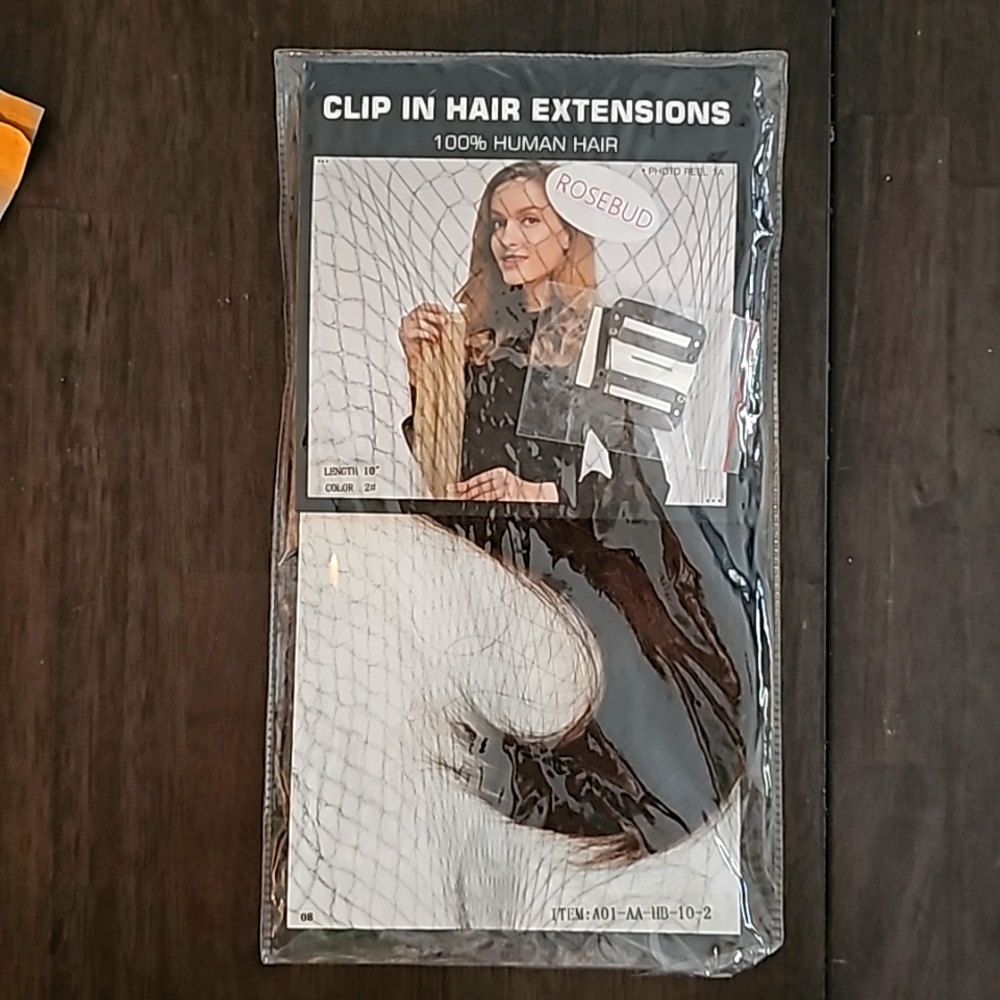 Clip in hair extensions
